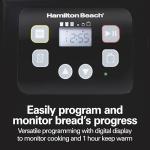 Hamilton Beach Programmable Bread Maker, 2 lb Capacity