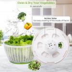 Brieftons QuickPush 6.3-Quart Salad Spinner