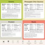 Organic Juice Cleanse with Vegan Protein & Greens