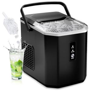 Euhomy Compact Ice Maker - Makes 9 Cubes Quickly