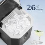 Euhomy Compact Ice Maker - Makes 9 Cubes Quickly