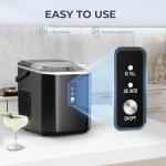 Euhomy Compact Ice Maker - Makes 9 Cubes Quickly