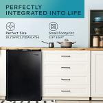 Euhomy 3.0 Cu Ft Compact Mini Freezer, Black