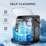 Euhomy Compact Ice Maker - Makes 9 Cubes Quickly