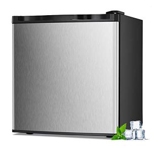 LHRIVER Compact Mini Upright Freezer with Shelves