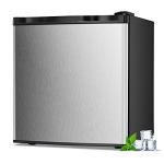 LHRIVER Compact Mini Upright Freezer with Shelves