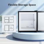 LHRIVER Compact Mini Upright Freezer with Shelves