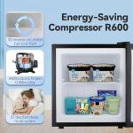 LHRIVER Compact Mini Upright Freezer with Shelves