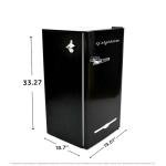 Frigidaire 3.1 Cu Ft Retro Black Bar Fridge