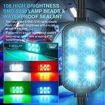 14PCS RGB LED Lights Kit for Motorcycles