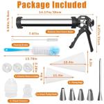 Catcan Churro Maker Kit with Piping Accessories