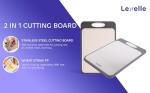 Double-Sided Stainless Steel Cutting Board by Lexelle