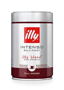 Illy Intenso Ground Espresso Coffee, Bold & Robust