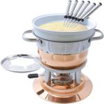 Swissmar Lausanne 11-Piece Copper Fondue Set