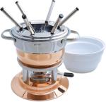 Swissmar Lausanne 11-Piece Copper Fondue Set