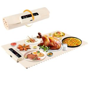 Foldable Food Warming Mat with Adjustable Temperature