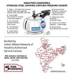 Hawkins 2L Contura Stainless Steel Pressure Cooker