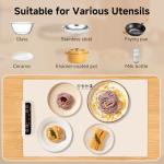 Foldable Food Warming Mat with Adjustable Temperature