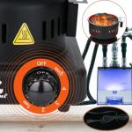 Electric Charcoal Starter with Tongs and Longer Cord