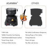 Electric Charcoal Starter with Tongs and Longer Cord