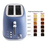 Rae Dunn Retro 2-Slice Stainless Steel Toaster