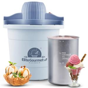 Elite Gourmet 4Qt Electric Ice Cream Maker
