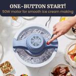 Elite Gourmet 4Qt Electric Ice Cream Maker