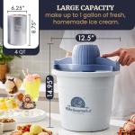 Elite Gourmet 4Qt Electric Ice Cream Maker