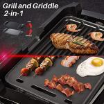Secura 1800-Watt Indoor Smokeless Grill and Griddle