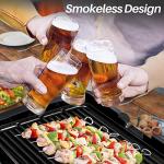 Secura 1800-Watt Indoor Smokeless Grill and Griddle