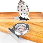 Analog Oven Thermometer 50-300°C/100-600°F Stainless Steel