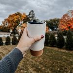 Mora 14 oz Double Wall Ceramic Travel Mug