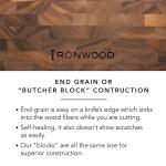 Ironwood Gourmet End Grain Acacia Chef's Board 14