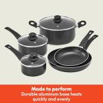 Bella 12-Piece Nonstick Cookware Set with Utensils