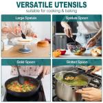 TeamFar 7-Piece Silicone Cooking Utensil Set