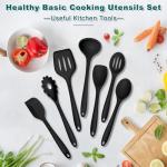TeamFar 7-Piece Silicone Cooking Utensil Set