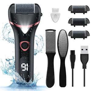 Rechargeable Electric Foot Callus Remover with 3 Rollers