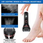 Rechargeable Electric Foot Callus Remover with 3 Rollers