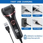 Rechargeable Electric Foot Callus Remover with 3 Rollers