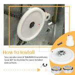Trash Compactor Drive Gear Kit for Whirlpool & More