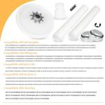 Trash Compactor Drive Gear Kit for Whirlpool & More