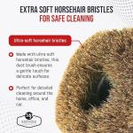 Horse Hair Vacuum Brush Attachment for Shop Vacs