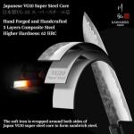 KAWAHIRO 210mm Japanese VG10 Chef Knife