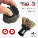Horse Hair Vacuum Brush Attachment for Shop Vacs