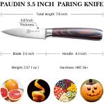 PAUDIN Ultra Sharp 3.5 Inch Paring Knife