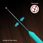 Marco Almond 12-Piece Rainbow Titanium Knife Set