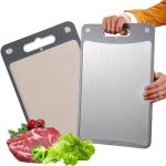 Double-Sided Stainless Steel Meat Cutting Board