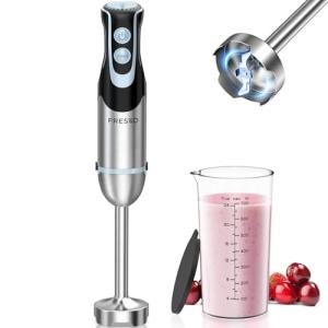FRESKO 500W Immersion Hand Blender with 12 Speeds