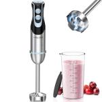 FRESKO 500W Immersion Hand Blender with 12 Speeds