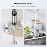 FRESKO 500W Immersion Hand Blender with 12 Speeds